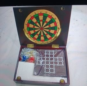 Craft Gallery six in one Dart case game set.